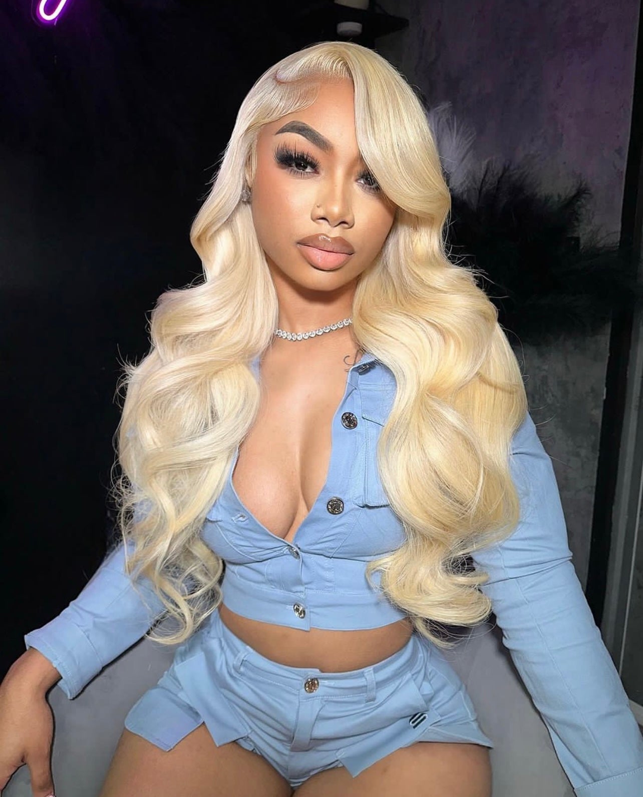 blonde 613 Body wave bundles
