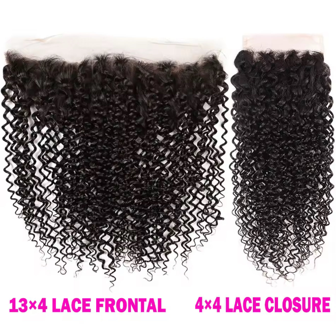 Lace frontal and closure