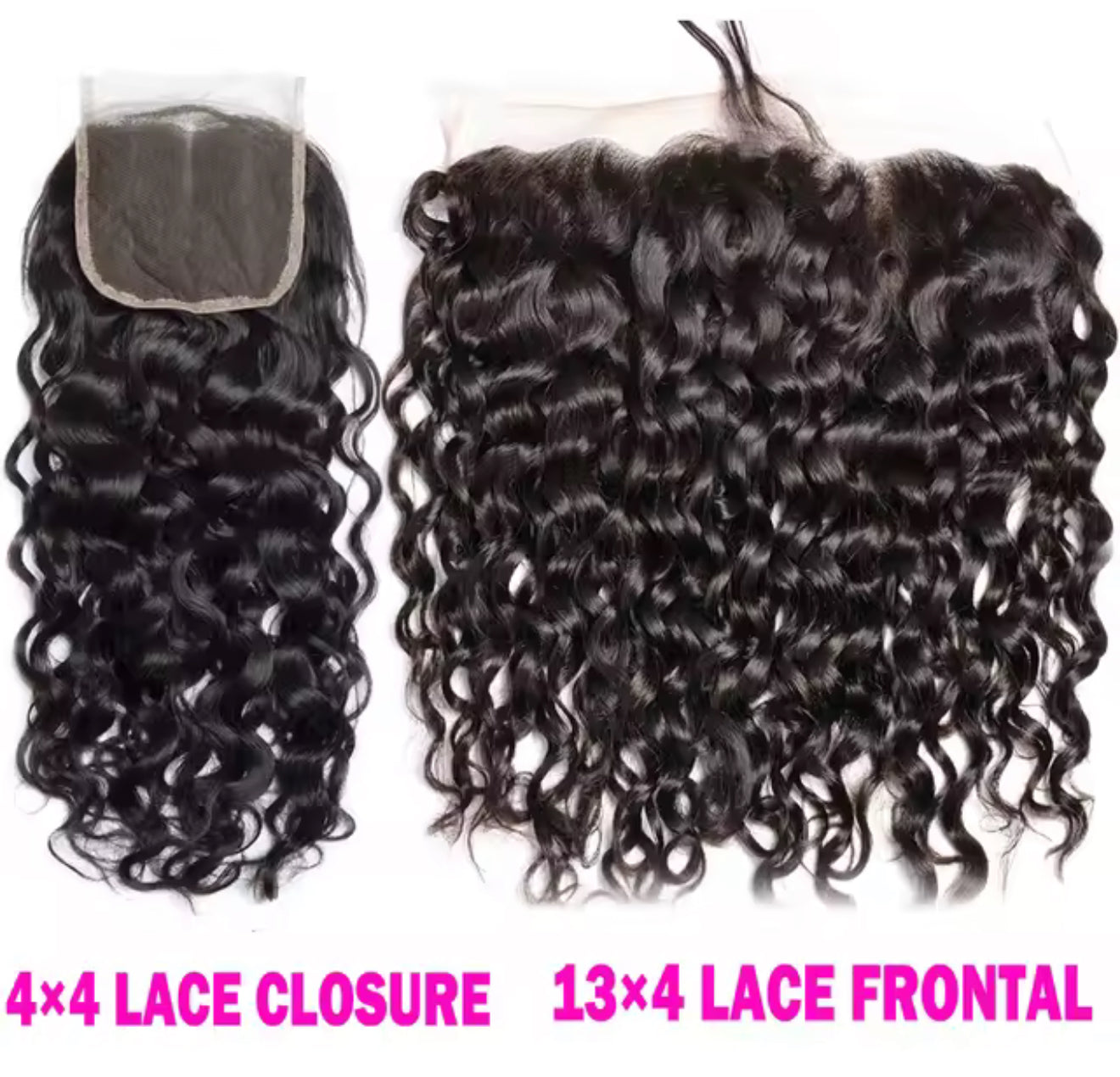 Lace frontal and closure