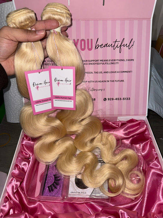 blonde 613 Body wave bundles