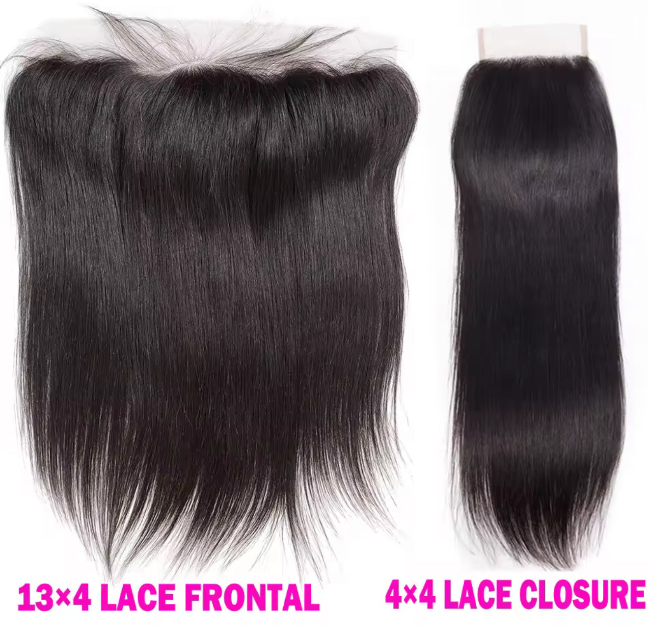 Lace frontal and closure